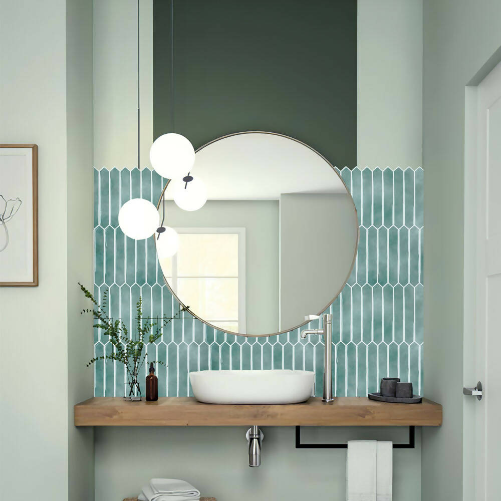 CLASSIC VERDE Muriglass Autoadhesivo 3D