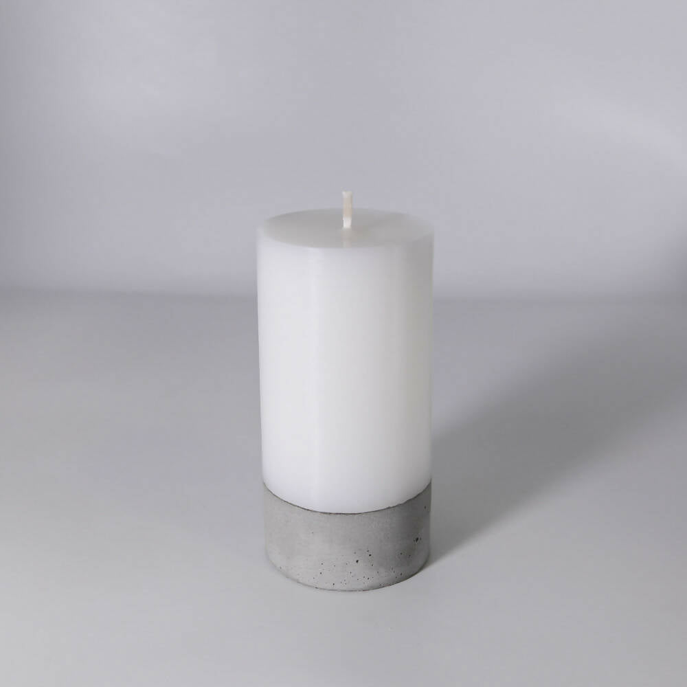 Vela con Hormigón Natural 14x7cm Küme