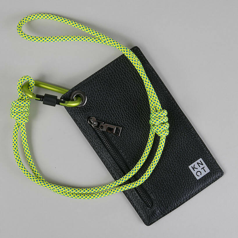BBKNOT Portacelular / Negro / Amarillo Neón