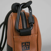 MINIKNOT Bandolera / Camel / Negro