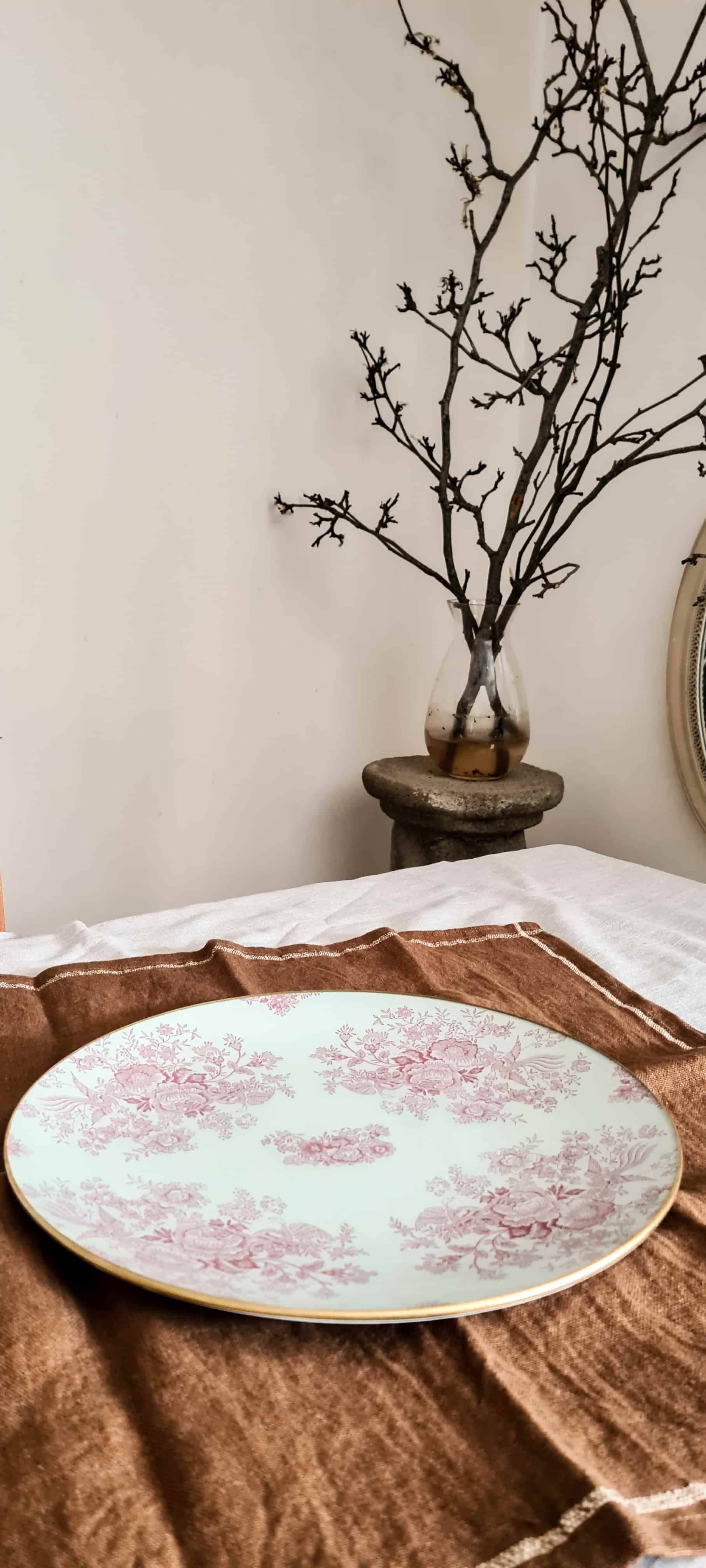 Bajo plato redondo 30 cm, Julia